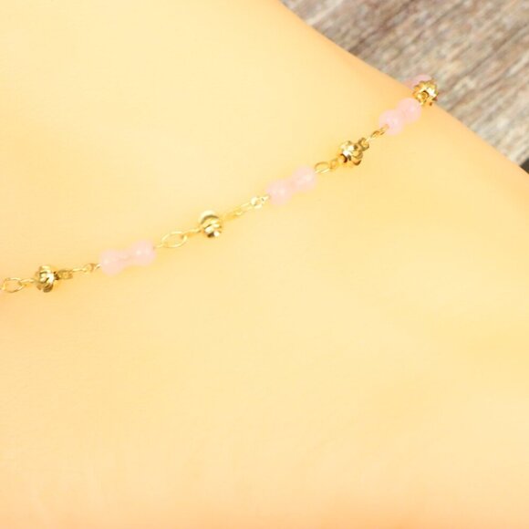 "Elegant Handmade Anklet – Delicate Jewelry for Women, MAR091133 - Picture 2 of 10